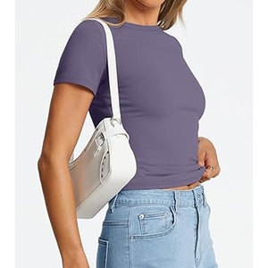 Custom Printed Crop Tops and Sweat T-Shirts for Women with Customized Designs 100% Cotton No reviews yet - Product Image 1