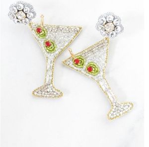 Pendientes de Mujer con Cuentas Bordadas Personalizadas, Hermosos Pendientes Hechos a Mano con Cuentas, Pendientes de Lujo Hechos a Mano - Product Image 1