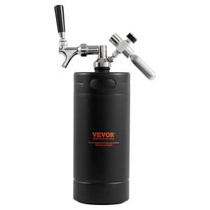 128Oz 4L Mini Keg 304 Acero inoxidable presurizado cerveza Growler CO2 regulador grifo a prueba de fugas anillo de barril cerveza artesanal casera - Product Image 1