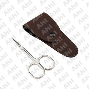 AHI Curved Sharp Stainless Steel Nail <b>Scissors</b> High Quality Durable Nail Art Beauty Instruments Wholesale - Product Image 6