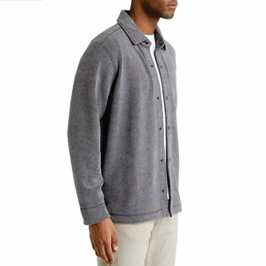 Latest Design Men's Autumn <b>Winter</b> Wear High Street Style Eco-Friendly Loose Casual Coach Coat Is Available For Sale - Product Image 6