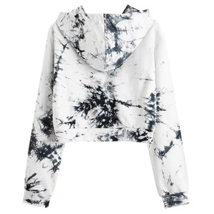 Sudadera Corta de Alta Calidad, Nueva Moda Otoñal para Mujer, Color Sólido, Informal, Cómoda, Hecha en Fábrica - Product Image 2