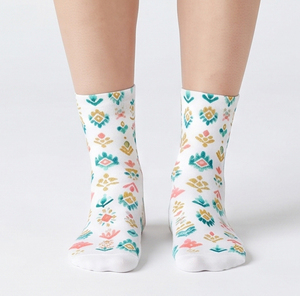 Calcetines de Tobillo Sublimados para Mujer, Calidad Premium, Transpirables, 100% Algodón, Cómodos para Uso Diario en Verano, Calcetines Deportivos para Dama - Product Image 6