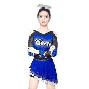 Uniforme de Animadoras Elite Varsity Squad con Cristales Aplicados a Mano, Tela Atlética Transpirable y Pedrería - Product Image 6