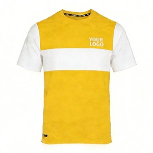 Camiseta Deportiva de Fútbol para Hombre, Primavera/Verano, Seda de Hielo, UPF50+, Secado Rápido, Transpirable, Cuello Redondo, para Correr - Product Image 1
