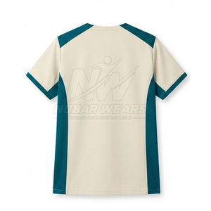 Laboratory Medical Workwear Short Sleeve O-Neck <b>Scrub</b> <b>Top</b> Professional Uniform for Healthcare Staff Hospital Clinics and Labs - Product Image 4