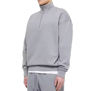 เสื้อสเวตเชิ้ตซิปหนึ่งในสี่สำหรับผู้ชาย ผ้าระบายอากาศดี ดีไซน์สปอร์ต เหมาะสำหรับวิ่ง ออกกำลังกาย และแฟชั่นลำลอง - Product Image 3