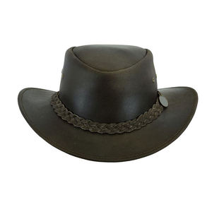 Sombrero Vaquero Occidental Premium de Cuero Genuino Hecho a Mano con Ala Ancha para Aventuras al Aire Libre y Moda - Product Image 2