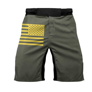Pantalones Cortos de MMA para Adultos de Alta Calidad, OEM, Lisos, Transpirables, Elásticos, de Spandex/Poliéster, Cómodos, Ligeros y de Secado Rápido - Product Image 6