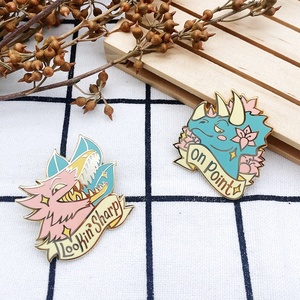 Diseño de insignias de solapa Logotipo personalizado Alfileres de esmalte duro de metal para recuerdo - Product Image 4