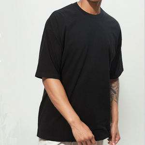 เสื้อยืดโอเวอร์ไซส์คอกลมแขนสั้นผ้าฝ้าย 100% ระบายอากาศได้ดี น้ำหนักมาก แบบวินเทจลำลอง ผลิตตามสั่งขายส่ง OEM - Product Image 6