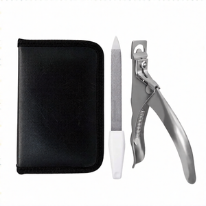 Kit de coupe-ongles pour chat à guillotine 3 pièces, tondeuse à ongles pour animaux de compagnie, ensemble de coupe-ongles pour toilettage félin, soin des pattes de chaton, outils de toilettage vétérinaire - Product Image 1