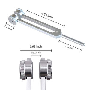 Diapason médical en acier inoxydable 128 Hz, instrument de précision de haute qualité, fourchette de fréquence certifiée CE pour usage chirurgical - Product Image 3