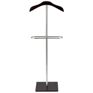 Elegant design shiny nickel-plated metal <b>coat</b> <b>stands</b> with rectangle base luxury bedroom garment <b>rack</b> customized options - Product Image 4