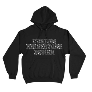 เสื้อฮู้ดดี้ประดับเพชรคุณภาพพรีเมียมสำหรับผู้ชาย ผ้าคอตตอนผสม สไตล์โมเดิร์น ใส่ลำลองกลางแจ้ง รับทำโลโก้ตามสั่ง ผู้ผลิต OEM - Product Image 1