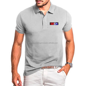 Chemises pour hommes à boutons, coupe ajustée, col à revers, pull-over décontracté, uni, rouge clair, manches courtes, respirant, tricoté, pour l'été - Product Image 6