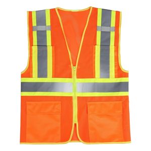 Gilet de travail haute visibilité multi-poches, gilet de sécurité sans manches de haute qualité, gilet de travail décontracté, logo personnalisé - Product Image 4