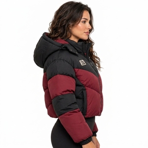 Veste matelassée pour femme, vêtements d'extérieur isolés de qualité supérieure, construction matelassée, tissu doux, léger, chaud, vêtements décontractés d'hiver, OEM - Product Image 5