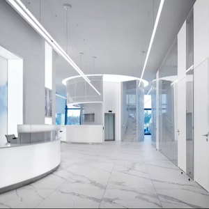 Encimera de Cocina Moderna y Lujosa de Mármol Blanco, 1620x3240mm, Piedra Sinterizada Italiana de 12mm, Bianco Statuario Venato, Personalizada - Product Image 1