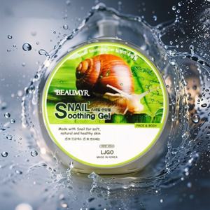 Gel Hidratante de Caracol para Rostro y Cuerpo, Cuidado Hidratante Ligero y Calmante, Gel Cosmético para Piel Seca y Sensible, 300 ml - Product Image 2