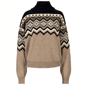 Pull décontracté tendance pour femme - Col rond en maille côtelée - Confortable et léger - Tricot d'hiver respirant pour femme - Product Image 1