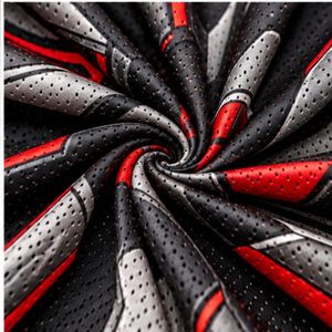 Maillot de basket sans manches pour homme, personnalisé, imprimé 3D, col rond, séchage rapide, polyester, sportif, rouge et noir - Product Image 5