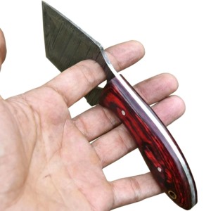 Cuchillo Multifuncional de Acero Damasco Recto de 7 Pulgadas, Hecho a Mano en Fábrica, OEM, de Alta Calidad, Precio Bajo al por Mayor, en Tendencia - Product Image 5