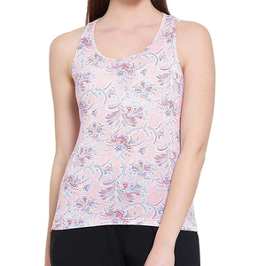 เสื้อกล้ามผู้หญิงผ้าคอตตอนริบบ์ ทรงเข้ารูป ยืดหยุ่นได้ เหมาะสำหรับใส่ลำลอง - Product Image 6