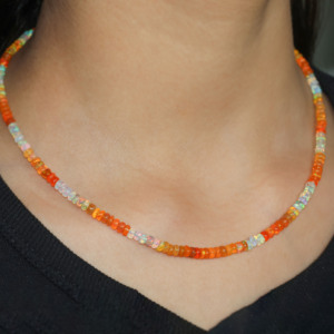 Dual Tone Gemstone Shaded Plain <b>Necklace</b> Women Wear 925 Sliver plated gemstone <b>necklace</b> natural stone jewelry - Product Image 2