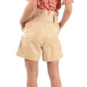 Summer Wear Hot Selling New Fashion Women's Leather Shorts High Quality Streetwear Waterproof & Windproof - Product Image 6
