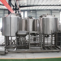 Système d'équipement de saccharification de la capacité 20000L Machine de brassage de bière artisanale 300L/350L