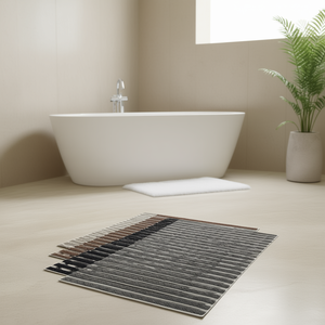 20x30 Inch Anti-Slip Soft <b>ABS</b> Shower Mat Polyester Bath Rug for Home or Hotel Bathroom PVC Bath Mat for Bath Application - Product Image 3