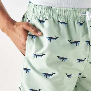 Shorts de Baño para Hombre de Secado Rápido, Transpirables, de Color Sólido, con Etiqueta Privada OEM, Elásticos en Cuatro Direcciones, de Poliéster - Product Image 4