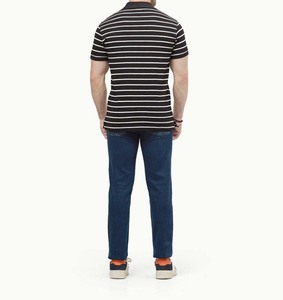 Polo à col rabattu personnalisé avec logo, prix compétitif, 100% polyester, manches courtes, pour homme - Product Image 2