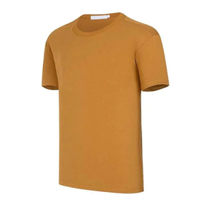 เสื้อยืดผู้ชายสีขาว ผ้าฝ้าย แขนสั้น คอกลม ทรงปกติ สวมใส่สบาย ผ้าเจอร์ซีย์ถัก สีพื้น ดีไซน์เรียบง่าย - Product Image 6