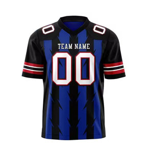 Maillot de football américain imprimé par sublimation, nouveau style, fabriqué en usine par un fabricant OEM, avec service OEM - Product Image 1