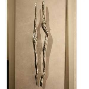 Modern <b>Matte</b> <b>Black</b> <b>Door</b> Handle Set Minimalist Zinc Alloy Interior <b>Door</b> Lever Sleek Square Backplate Home Hardware Handle - Product Image 1