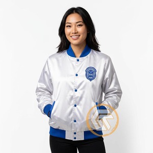 Chaqueta Universitaria Zeta Phi Beta Personalizada de Alta Calidad GREEK TREASURES, Transpirable, de Satén, con Letras Bordadas del Escudo de la Hermandad - Product Image 4