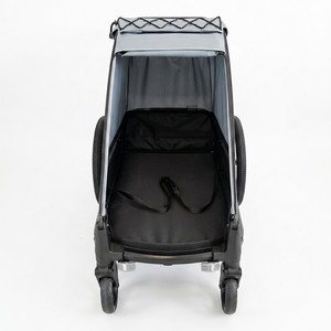 Remorque de vélo pour animaux de compagnie KS-6200 OEM/ODM, cadre en aluminium léger, suspension indépendante, tissu résistant à l'eau 600D - Product Image 4