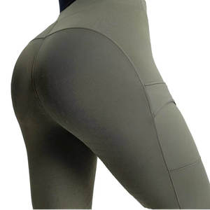 Pantalones de equitación para mujer, de asiento completo, con silicona antideslizante, duraderos, de secado rápido, para deportes. - Product Image 1