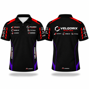 Camiseta Polo de Carreras con Fórmula Personalizada, Secado Rápido, Ropa Deportiva para Hombre, Manga Corta, Logotipo Personalizado, Venta al Por Mayor - Product Image 1