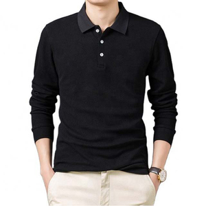 Wholesale 100% Cotton Jersey Striped Rugby for Polo Shirt with Custom Embroidered Logo Long Autumn Quick Dry - Product Image 3