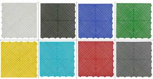 Baldosas de suelo de enclavamiento de plástico para garaje de alta calidad, rejilla de lavado de coches, baldosas de suelo de plástico Pvc para garaje - Product Image 5