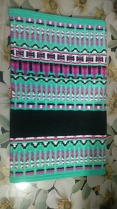 Premium Quality Genuine New Zealand Wool Western Saddle Pad with Leather Patch Fleece Lining & Polyester Filling - Product Image 2