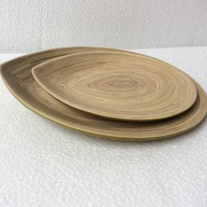 Grossiste Plateau de service en bambou filé durable de haute qualité écologique avec poignée pour assiette de fruits et décoration intérieure - Product Image 3