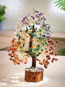 Durable Wooden Tree <b>Crystal</b> Home Decor | Premium Finish | Handmade <b>Craft</b> | Bulk Manufacturing Rate - Product Image 2