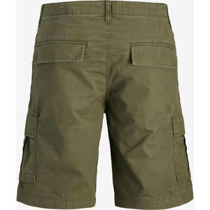<b>Men's</b> 100% Cotton Summer Vintage <b>Camo</b> <b>Cargo</b> Overalls Eco-Friendly Quick Dry Breathable High Waist Washed Patchwork Shorts - Product Image 2