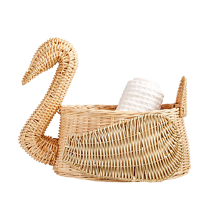 Panier de rangement en rotin en forme d'animal, tissé, pour serviettes et vêtements de salle de bain, vente en gros, directement de l'usine du Vietnam - Product Image 1