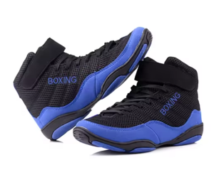 รองเท้าบ็อกเซอร์ HAWK SPORTS INDUSTRIES สำหรับทุกเพศ แบบหุ้มข้อสูง ผ้าตาข่าย ระบายอากาศ พื้นยาง เหมาะสำหรับการฝึกซ้อมต่อสู้ในฤดูหนาว และการออกกำลังกายในยิม - Product Image 1