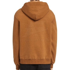 Hoodies surdimensionnés pour hommes, prix de gros, sur mesure, séchage rapide, teinture unie, basiques, en vente - Product Image 3